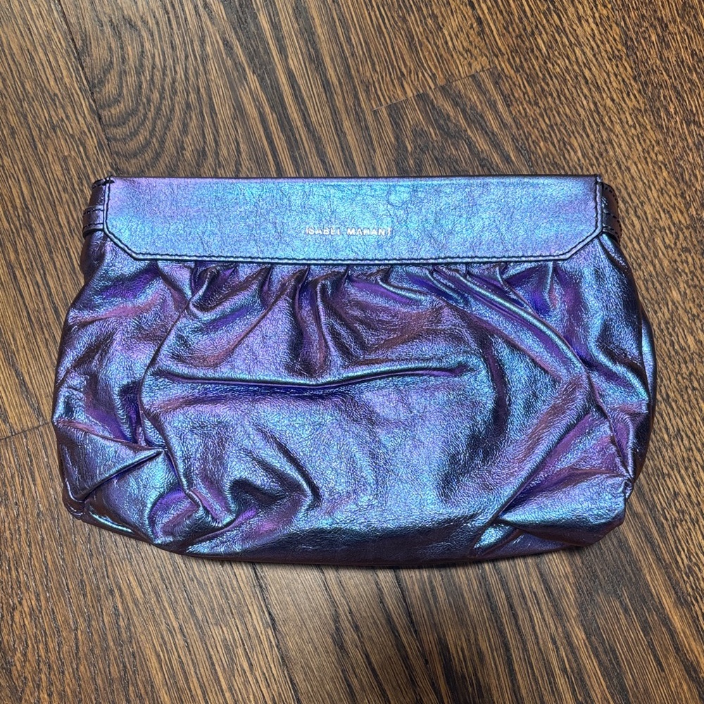 Isabel Marant Iridescent Purple Clutch